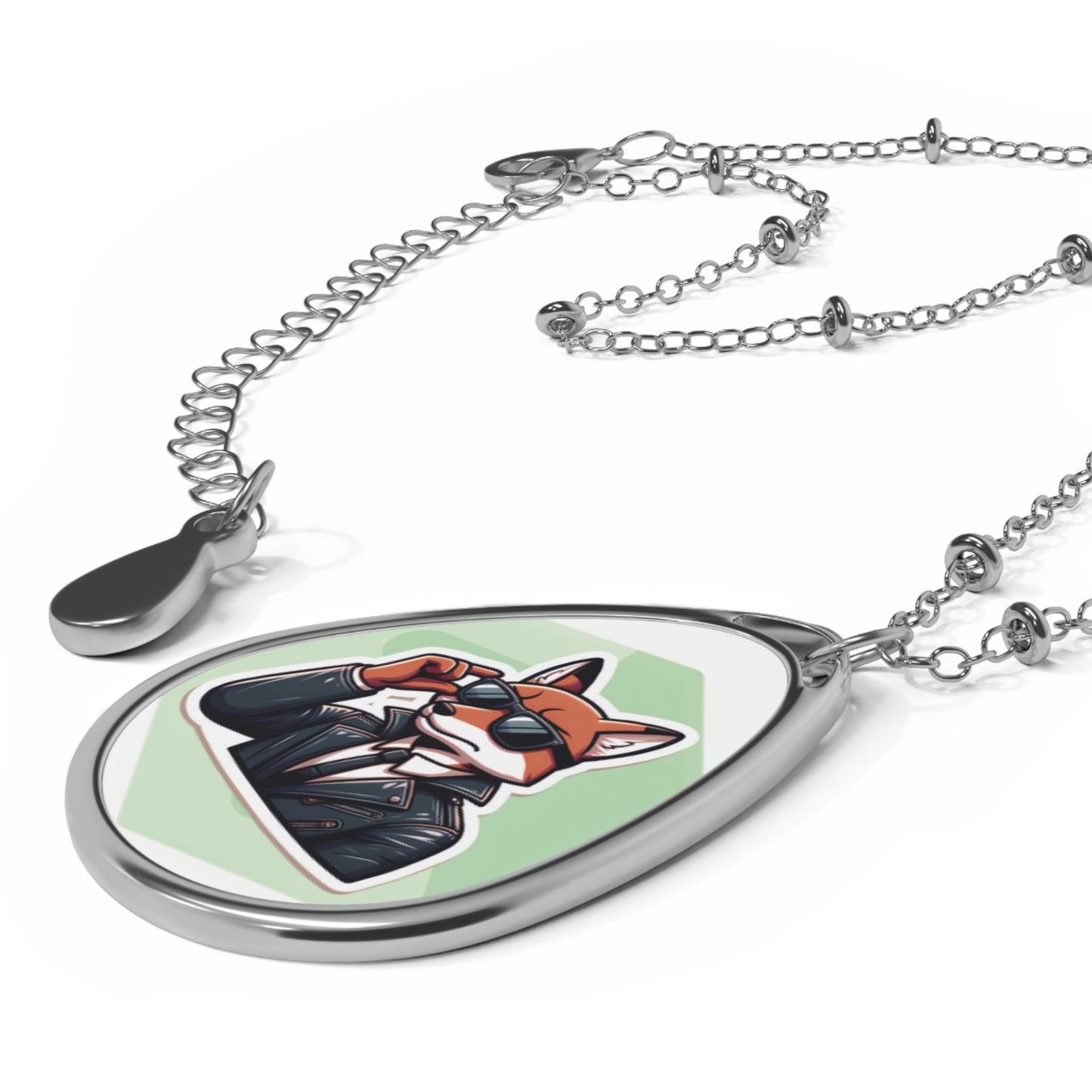 "Agent 003" Necklace – Mission: Clear Skin in Progress 🦊🕶️✨