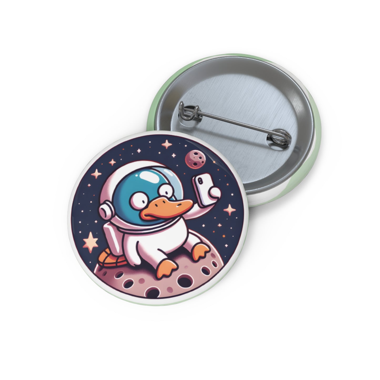 "Out of This World" Pin – Your Glow is Galactic! 🚀🦆✨