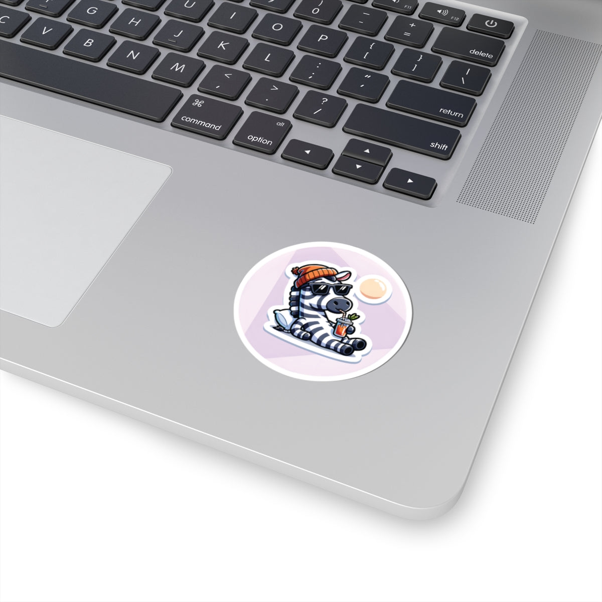 "Smarty" Sticker – Learn, Chill, Glow! 🦓🍹✨