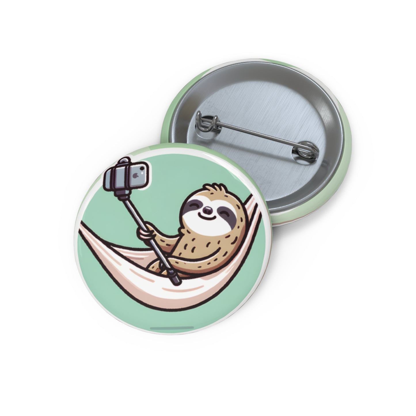 "Selfiemaker" Pin – 250 Selfies? You’re a Pro! 📸🦥✨