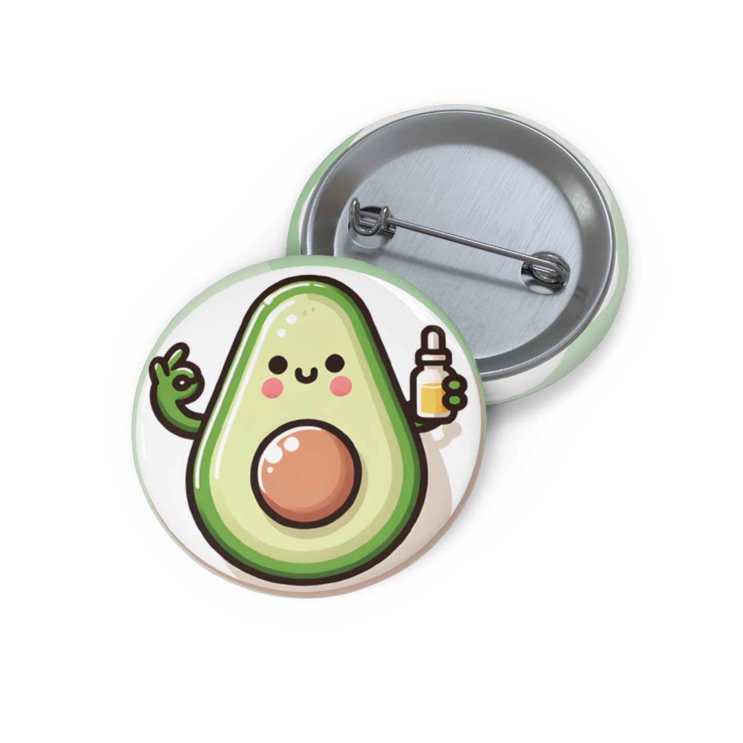 "Pimple Guru" Pin – Skincare Wisdom = Clear Skin! 🥑✨