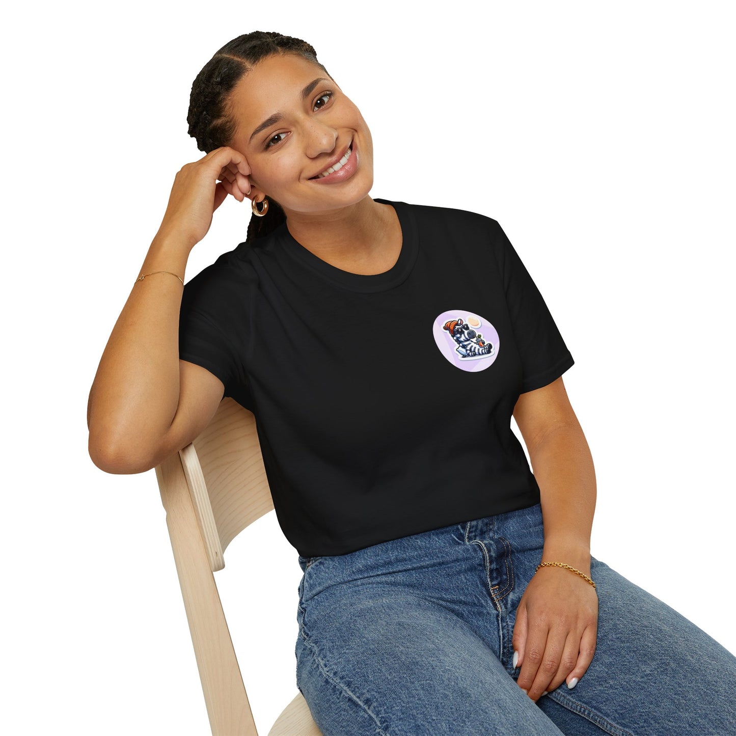 "Smarty" Tee – Learn, Chill, Glow! 🦓🍹✨