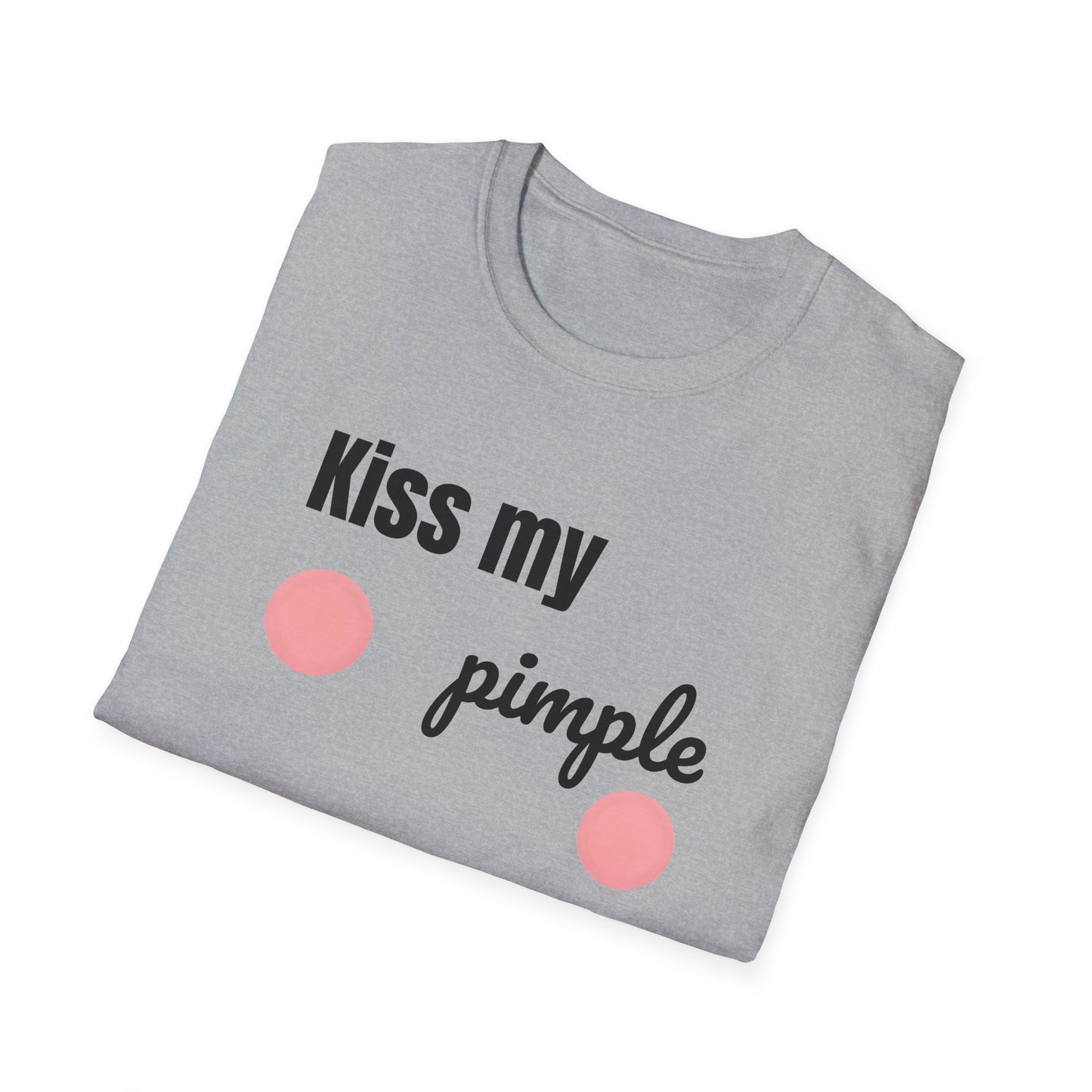 Kiss My Pimple Tee V2 – Bold, Playful, Unapologetic