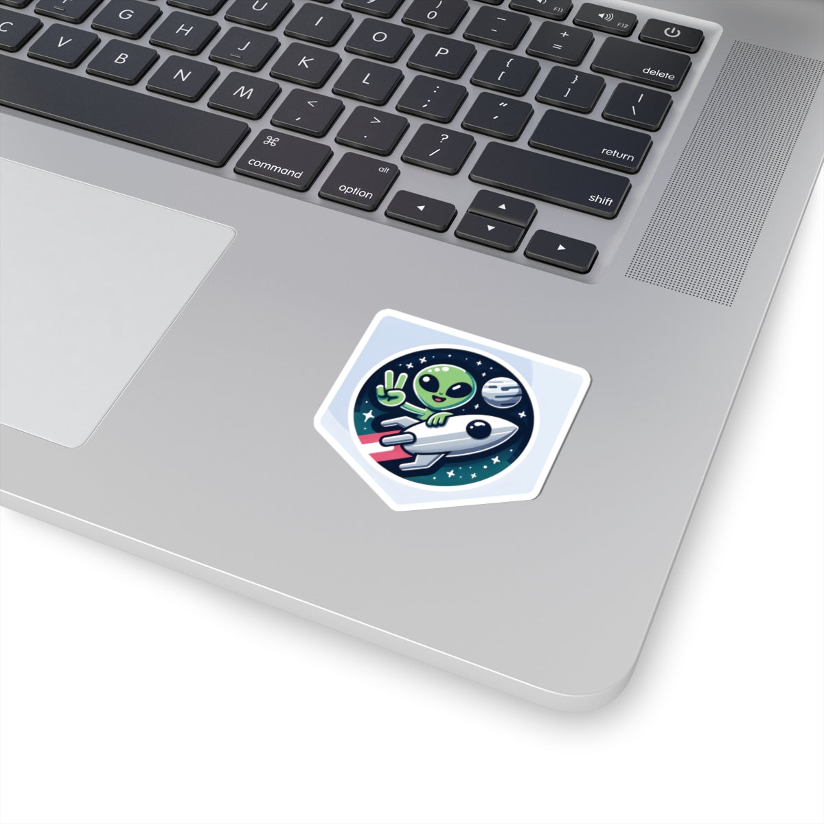 "Welcome Aboard" Sticker – Your Journey to Clear Skin Starts Now! 🚀👽✌️