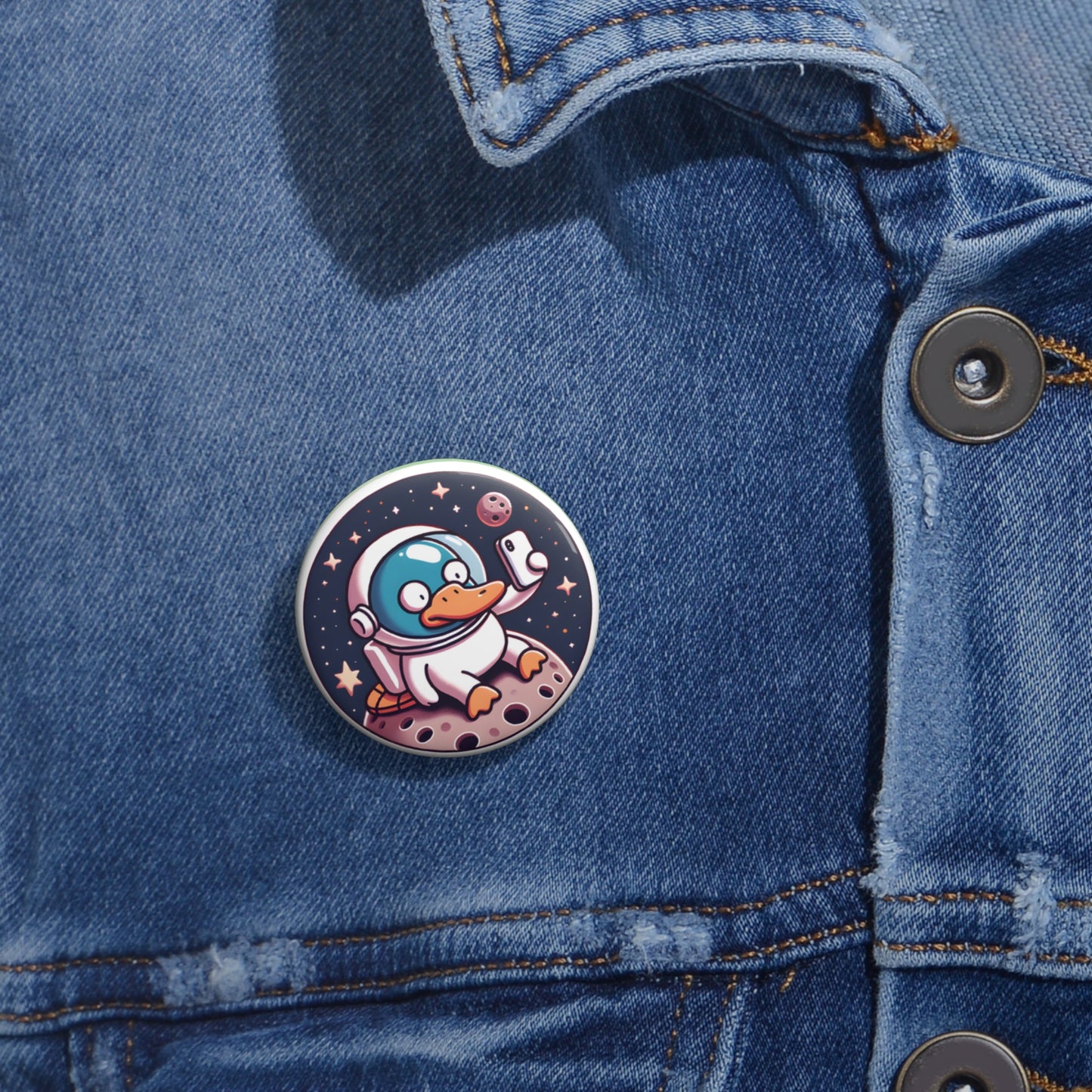 "Out of This World" Pin – Your Glow is Galactic! 🚀🦆✨