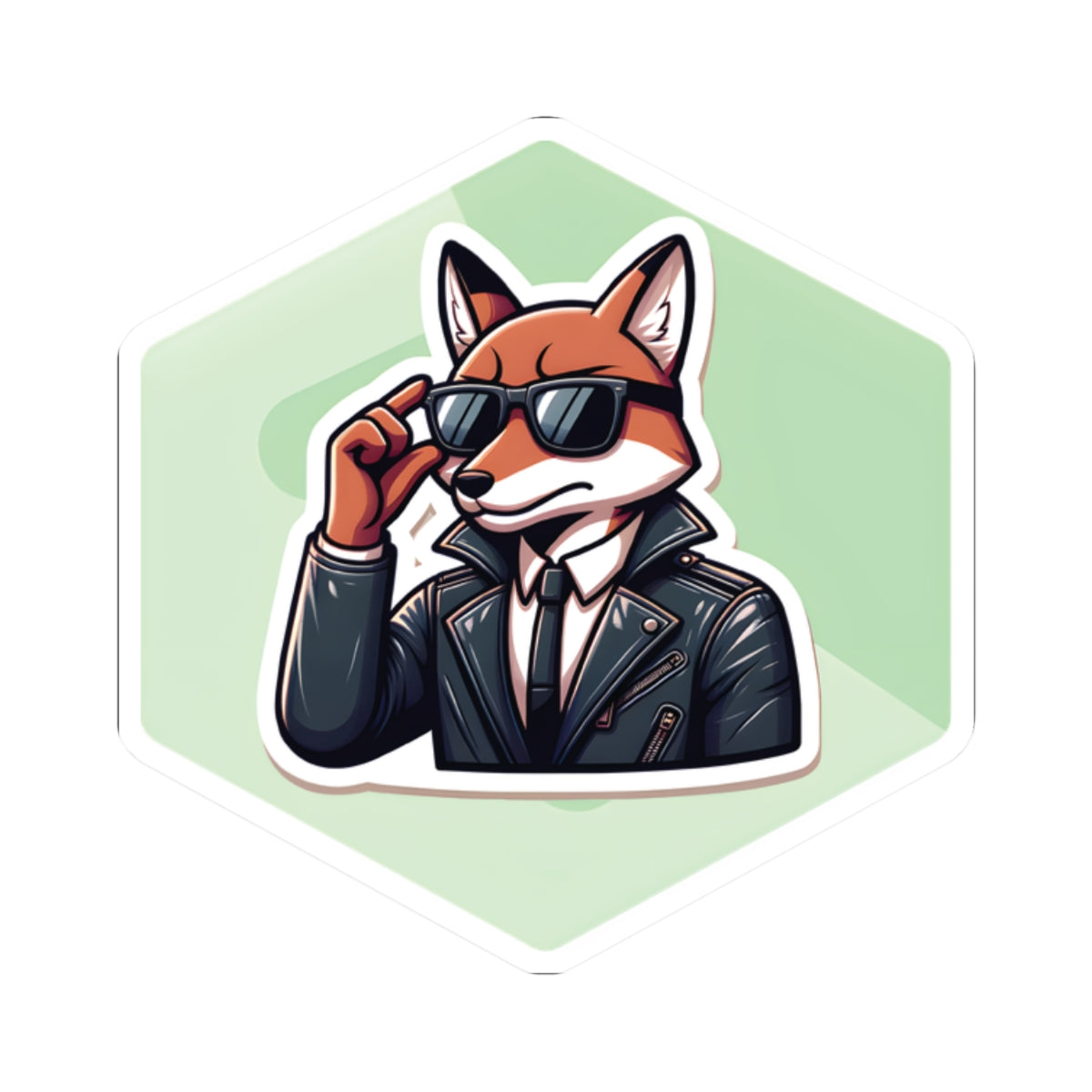 "Agent 003" Sticker – Mission: Clear Skin Activated 🦊🕶️✨