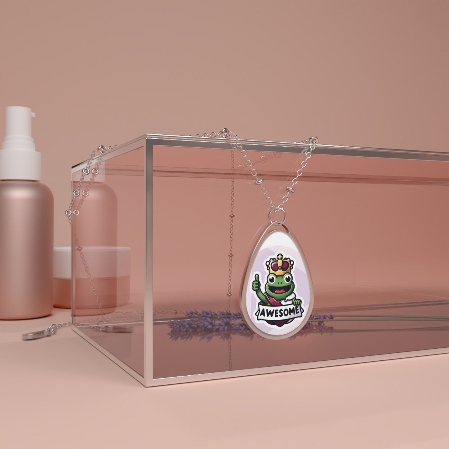 "Totally Awesome" Necklace – 500 Missions? You’re Skincare Royalty! 🐸👑✨