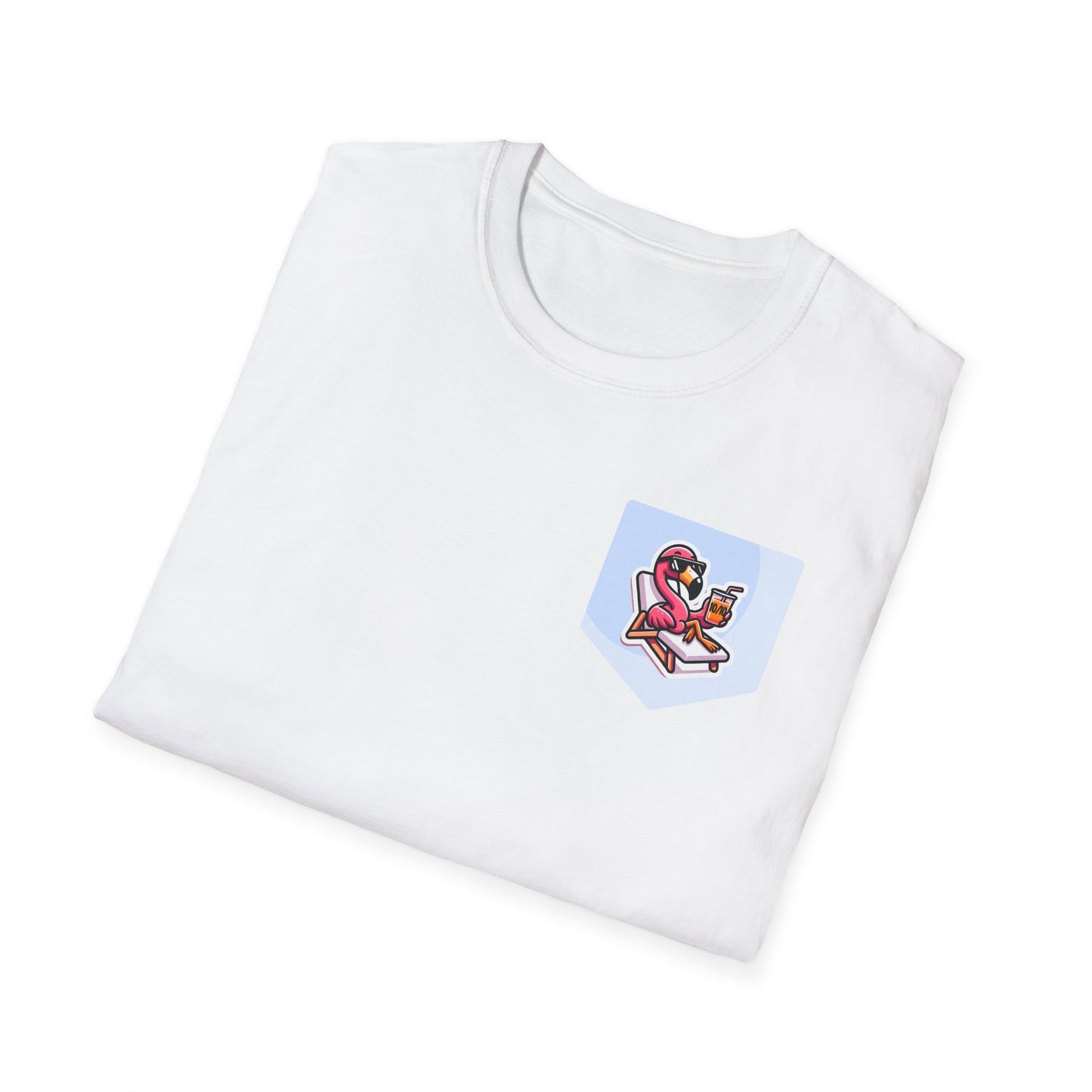 "10/10, No Question" Tee – Confidence, Served Chill! 🦩🍹✨