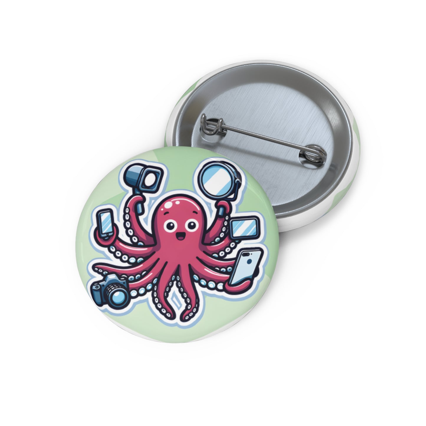 "You’re Not a Bot, Right?" Pin – 1000 Selfies? That’s Next-Level! 📸🐙✨