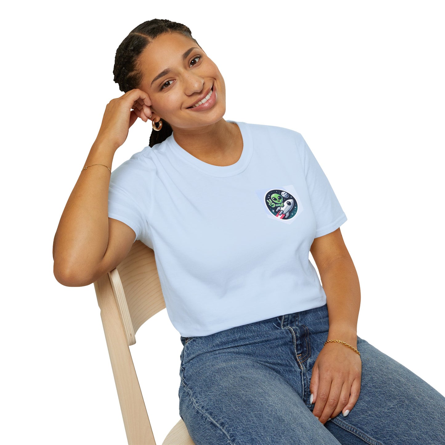 "Welcome Aboard" Tee – Your Skincare Journey Starts Now! 🚀👽✌️