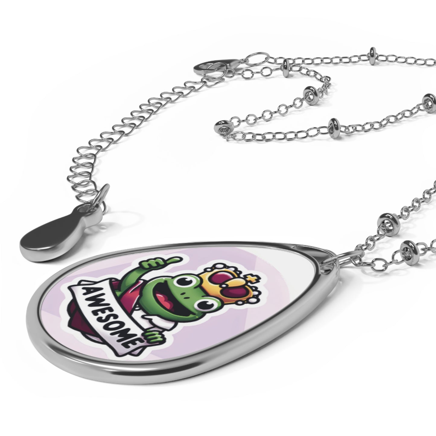 "Totally Awesome" Necklace – 500 Missions? You’re Skincare Royalty! 🐸👑✨