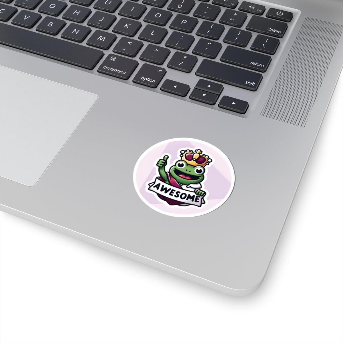 "Totally Awesome" Sticker – 500 Missions? You’re a Legend! 🐸👑✨