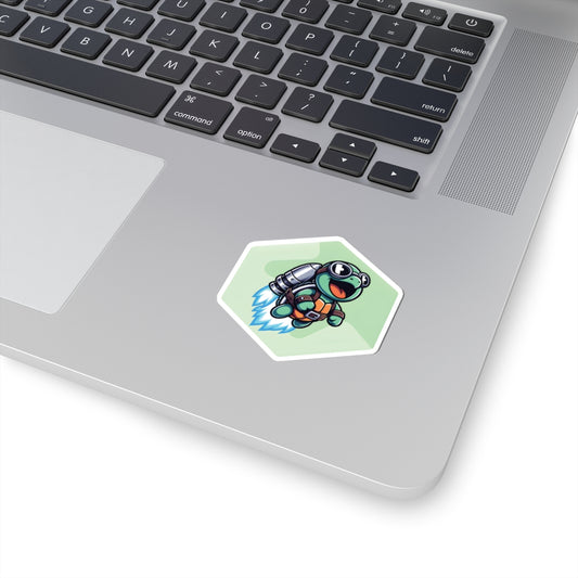"Good Start" Sticker – Slow and Steady Wins the Glow! 🐢🚀✨