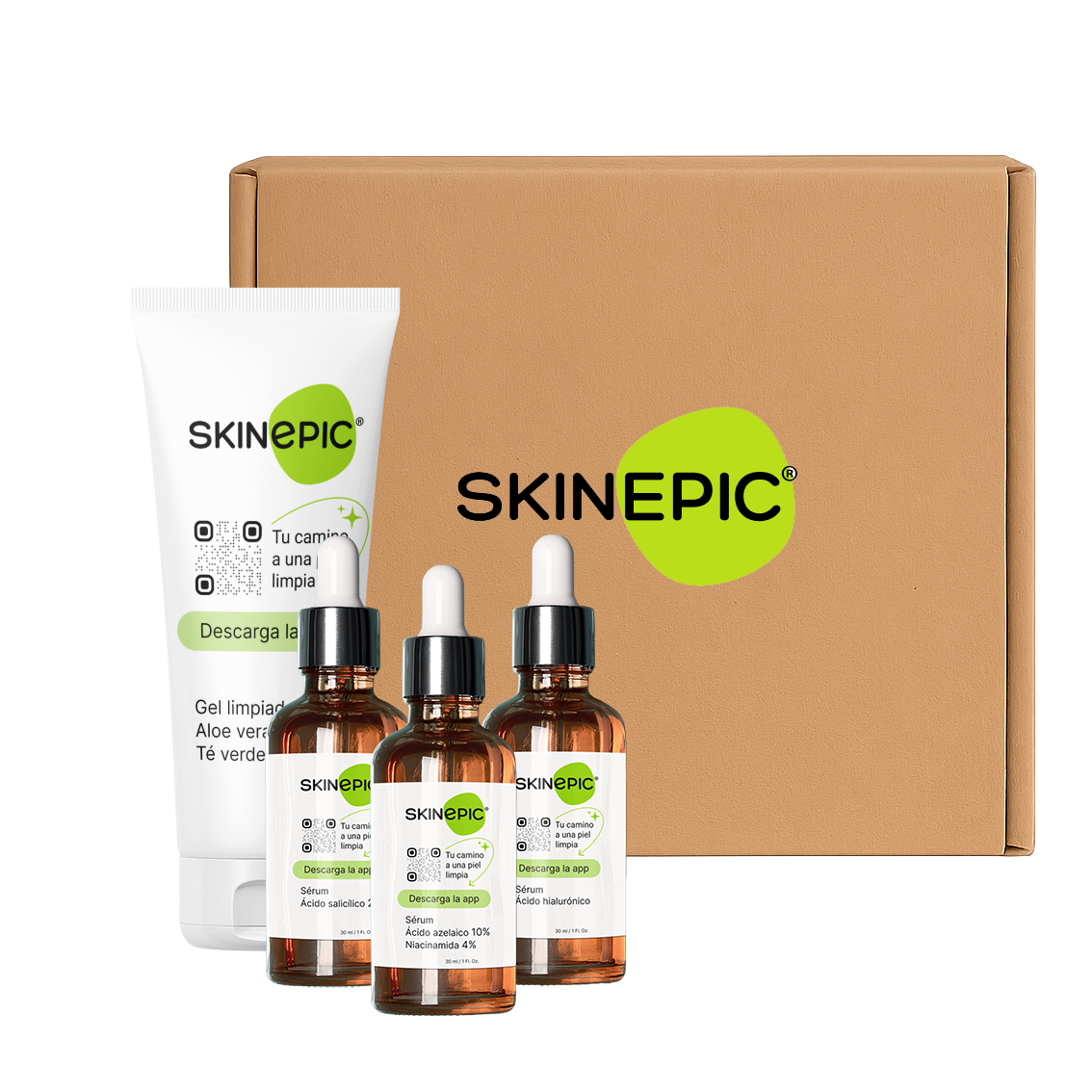 Skinepic® Kit – Acné Grado 2 (Moderado)